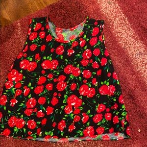 Roses tank top
